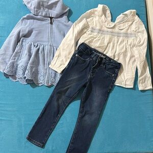 3T outfit Ralph Lauren polo, edgehill collection smocked plus jeans to match